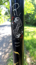 Load image into Gallery viewer, Ace of heart - Screaming opossum playing card style 2x4 Weatherproof vinyl sticker