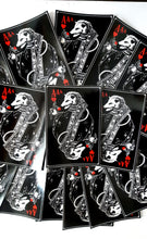 Load image into Gallery viewer, Ace of heart - Screaming opossum playing card style 2x4 Weatherproof vinyl sticker