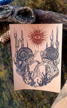Load image into Gallery viewer, Symbiosis - linocut print on paper