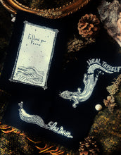 Load image into Gallery viewer, Care patches bundle - slow down - follow your fears - heal thyself - Screen printing on black fabric