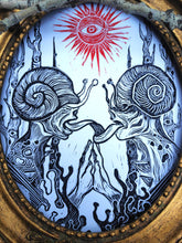 Load image into Gallery viewer, Symbiosis - linocut print on paper