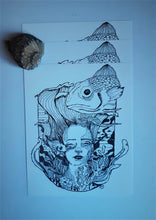 Load image into Gallery viewer, Underwater dream- dreamy sea portrait - Print on paper