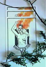 Load image into Gallery viewer, Embrace your anger - 8x10 feminist art - Print on paper