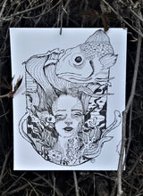 Load image into Gallery viewer, Underwater dream- dreamy sea portrait - Print on paper