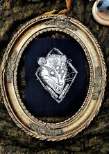 Load image into Gallery viewer, Eat the rich / feed the poor trash opossum patch - Screen printing on black fabric