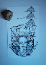 Load image into Gallery viewer, Underwater dream- dreamy sea portrait - Print on paper
