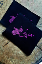Load image into Gallery viewer, Fuck toute squelette patch - Screen printed on black fabric
