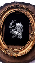 Load image into Gallery viewer, Synth playing tarsier patch  - Screen printing on black fabric
