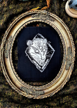 Load image into Gallery viewer, Eat the rich / feed the poor trash opossum patch - Screen printing on black fabric
